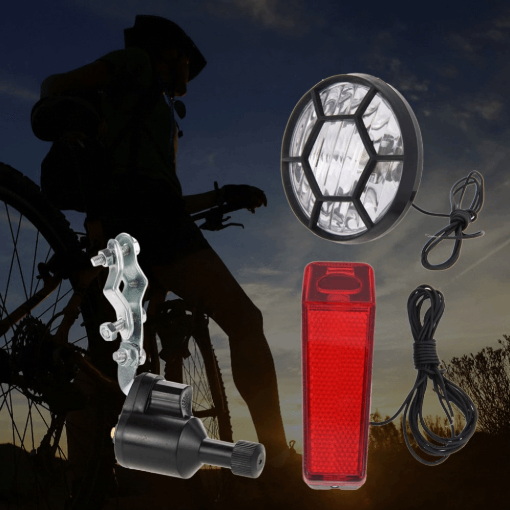 Bike Dynamo Light - Juego de Luces para Bicicleta Dynamo,