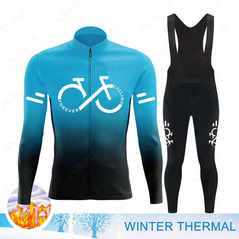 Cycling Gear Winter - Conjunto de Jersey de Ciclismo de