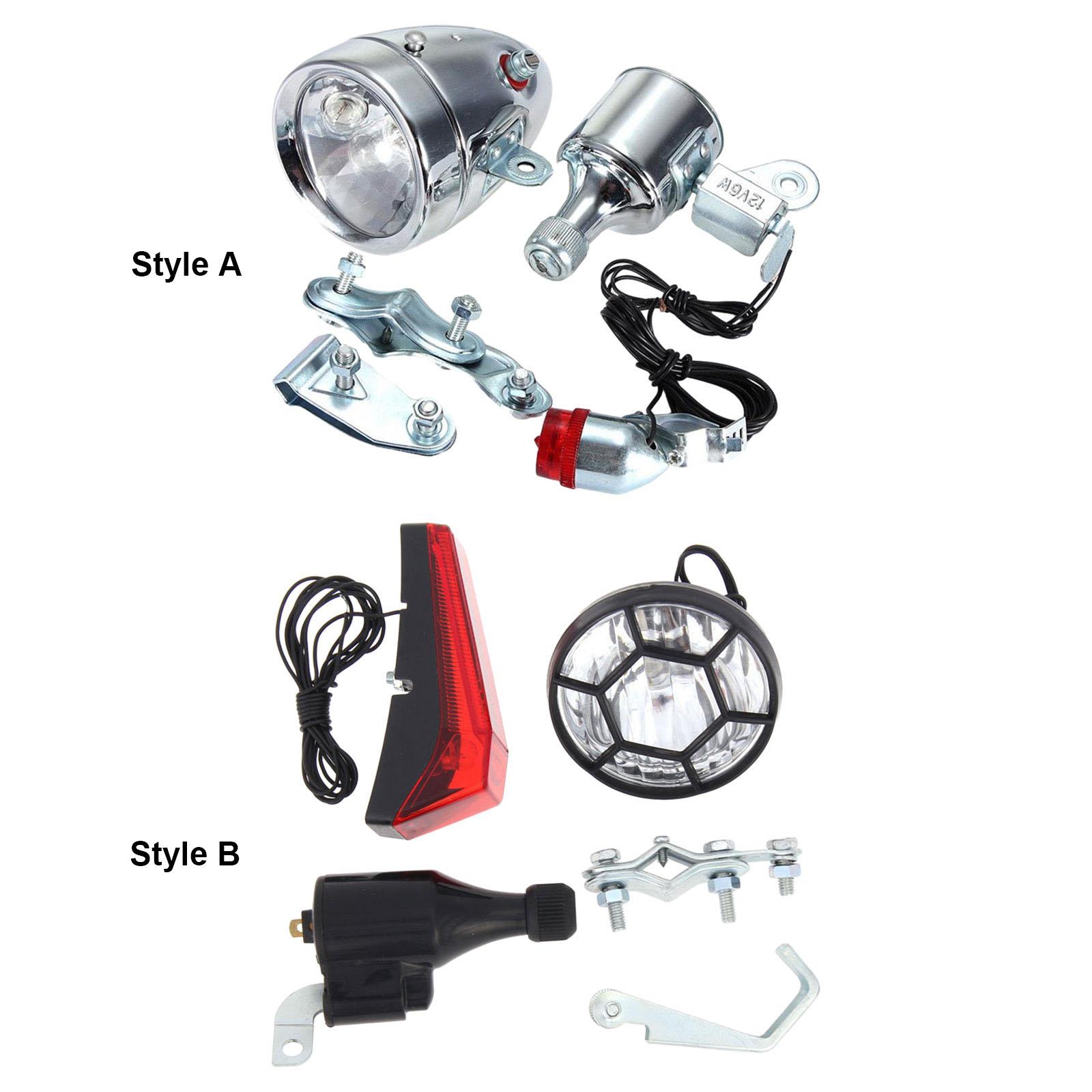 Bike Dynamo Light - Juego de luces para bicicleta Dynamo,