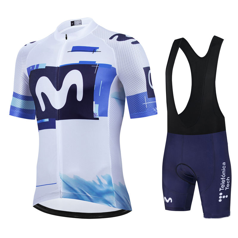 Cycling Gear Waterproof - Movistar Pro Team-Camiseta de Ciclismo de