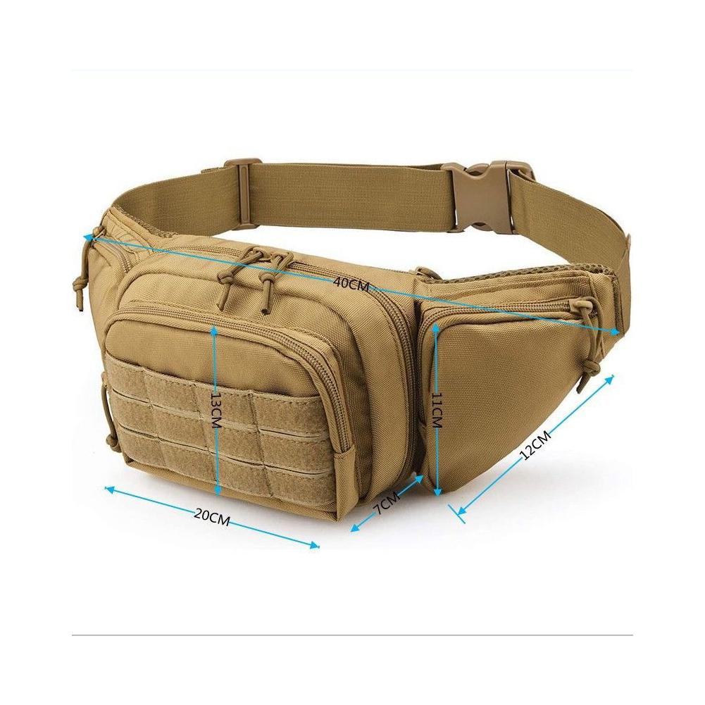 Cycling Gear Waterproof - Riñonera Táctica Impermeable, Bolsa de Cintura