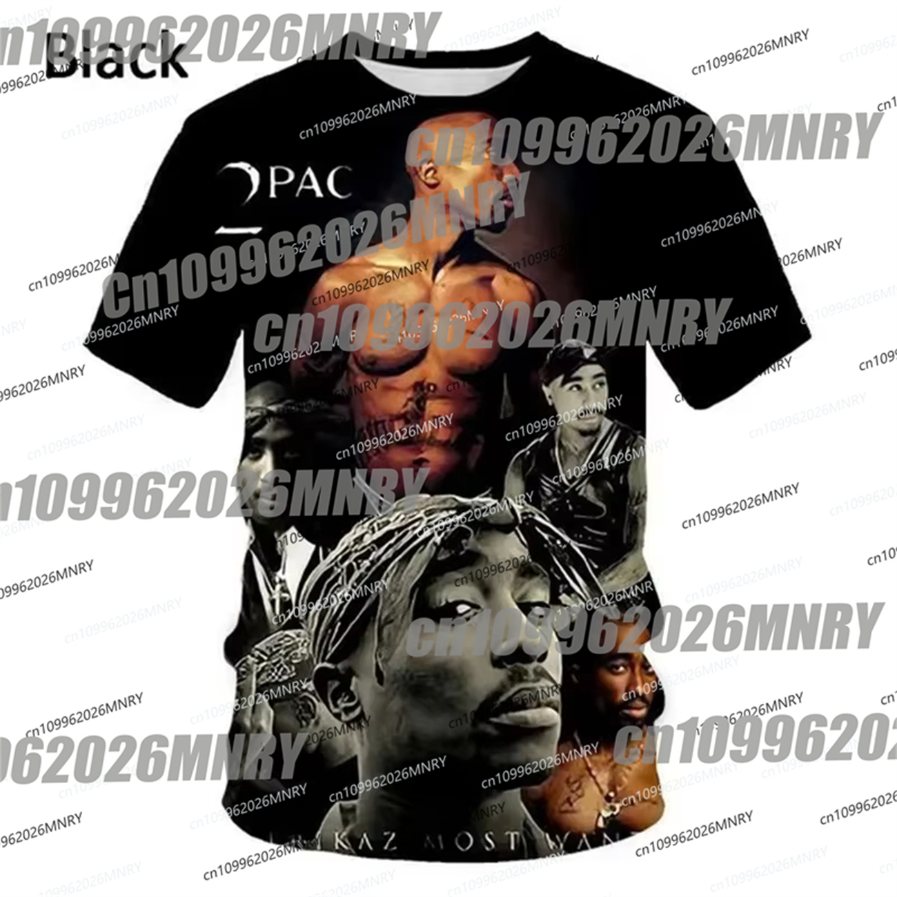 Cycling Gear Kids - Camiseta de verano 3D Print 2pac