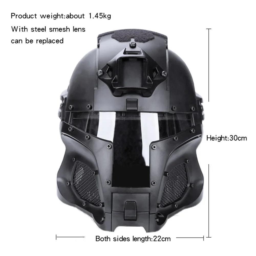 Casco táctico Modular Medieval - Cycling Gear Winter reseña y precio