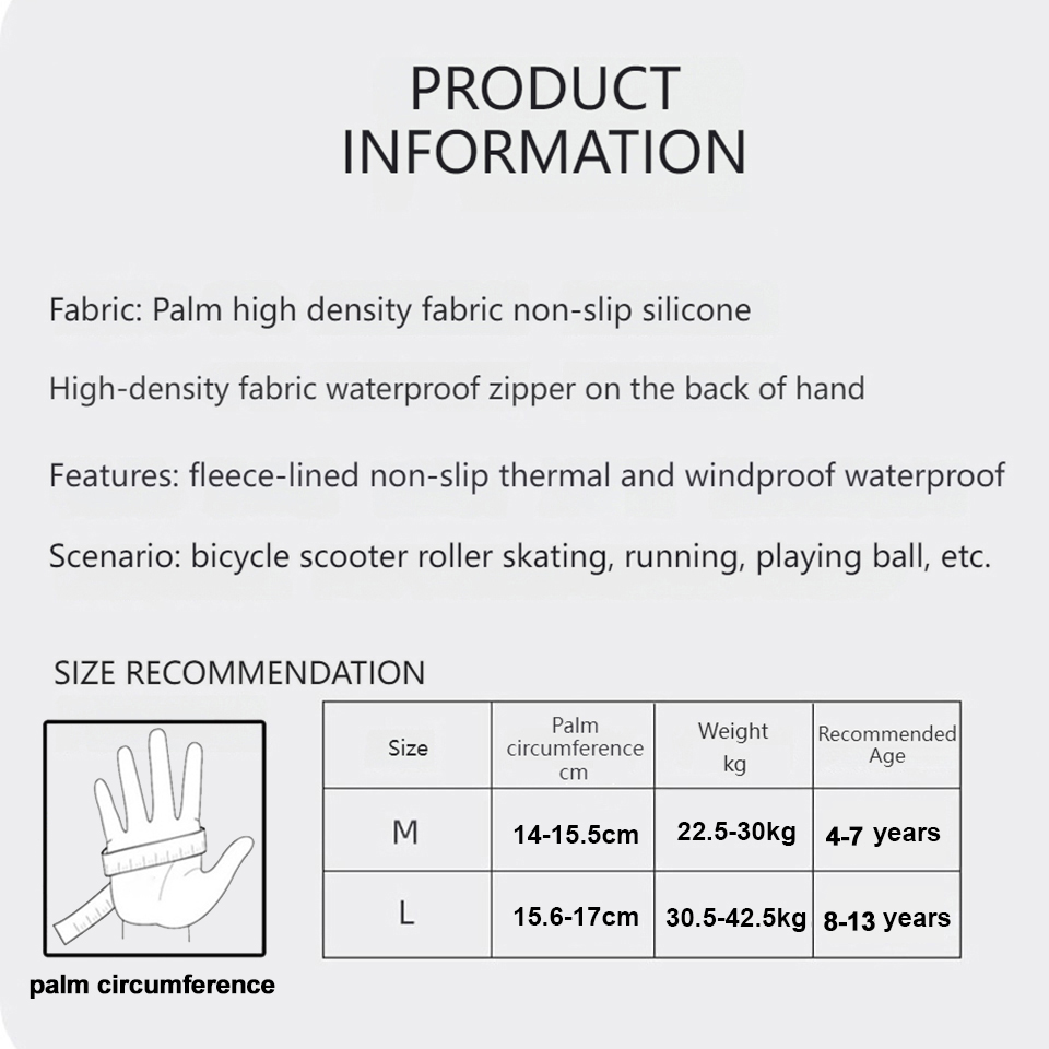 GTUBIKE guantes para niños cál - Cycling Gear Kids reseña y precio