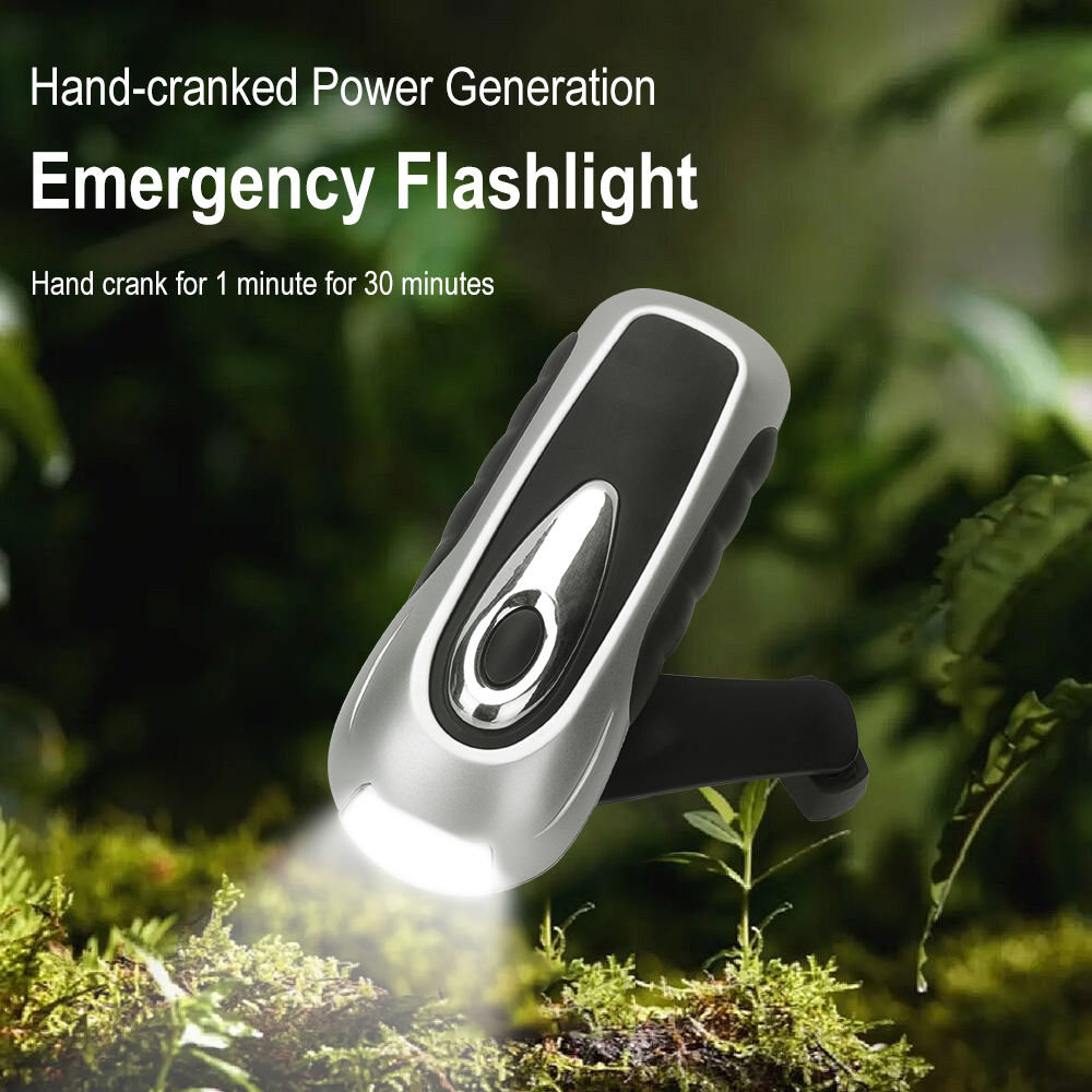 BORUIT-linterna LED con manive - Bike Dynamo Light reseña y precio