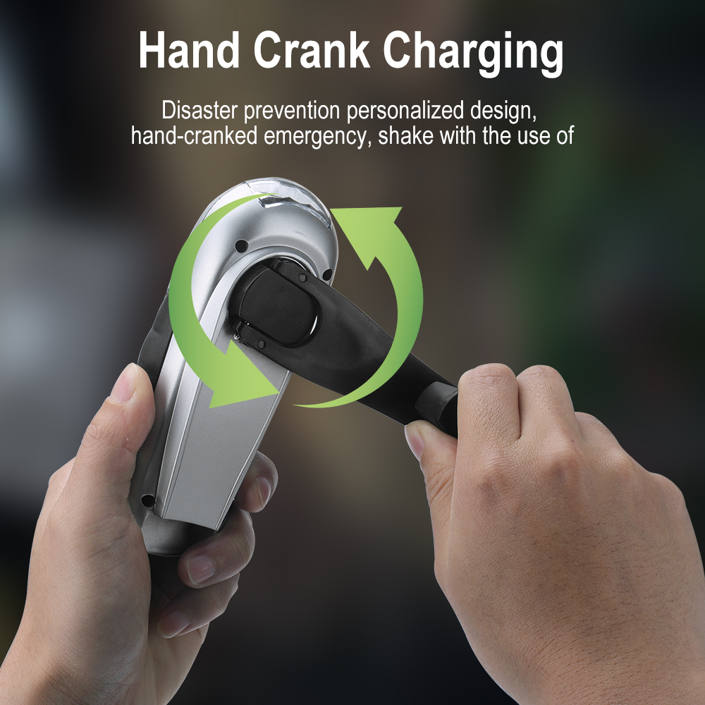BORUIT-linterna LED con manive - Bike Dynamo Light reseña y precio