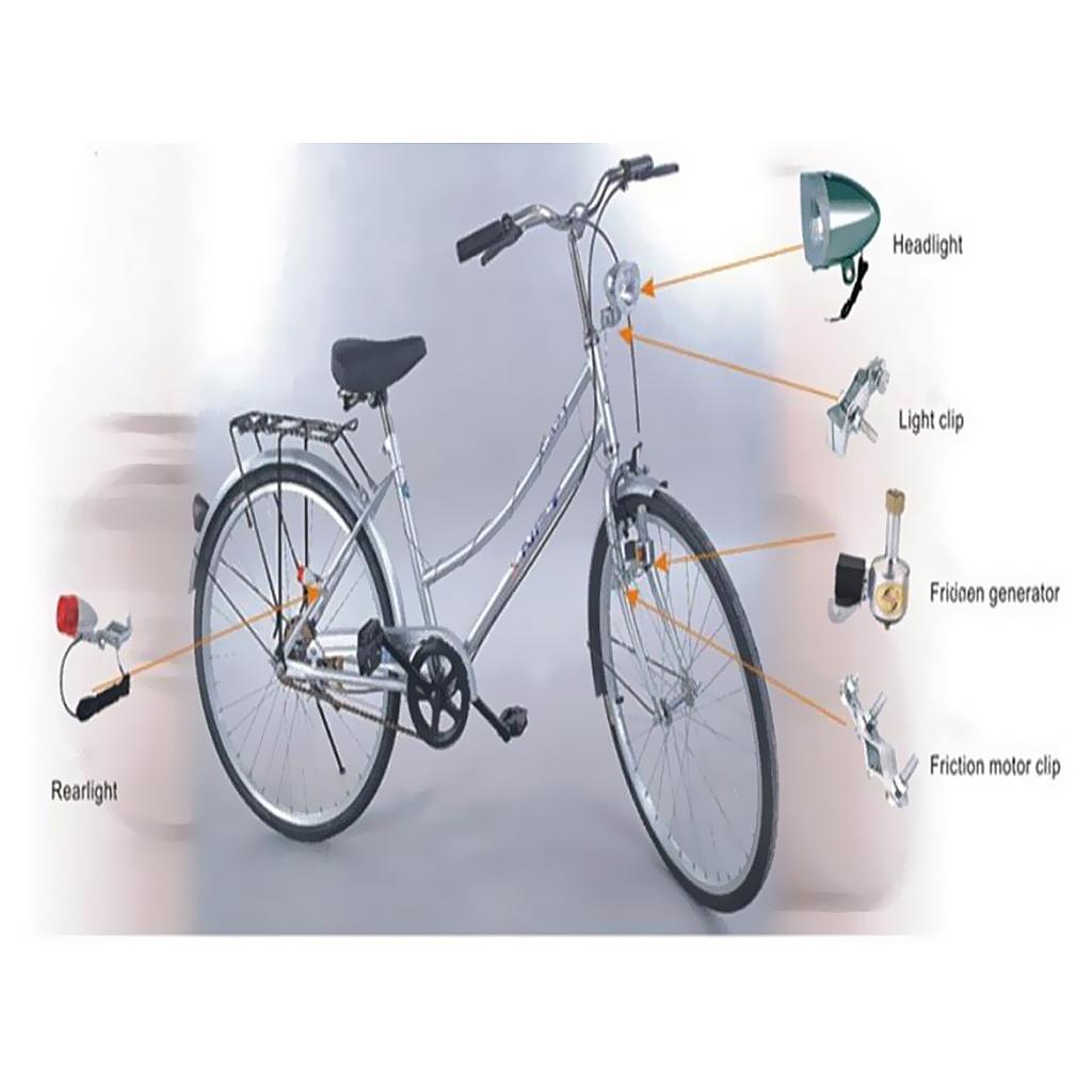 Kit de luz trasera con cabezal - Bike Dynamo Light reseña y precio
