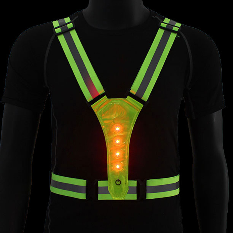 Chaleco de seguridad LED ajust - Cycling Gear Winter reseña y precio