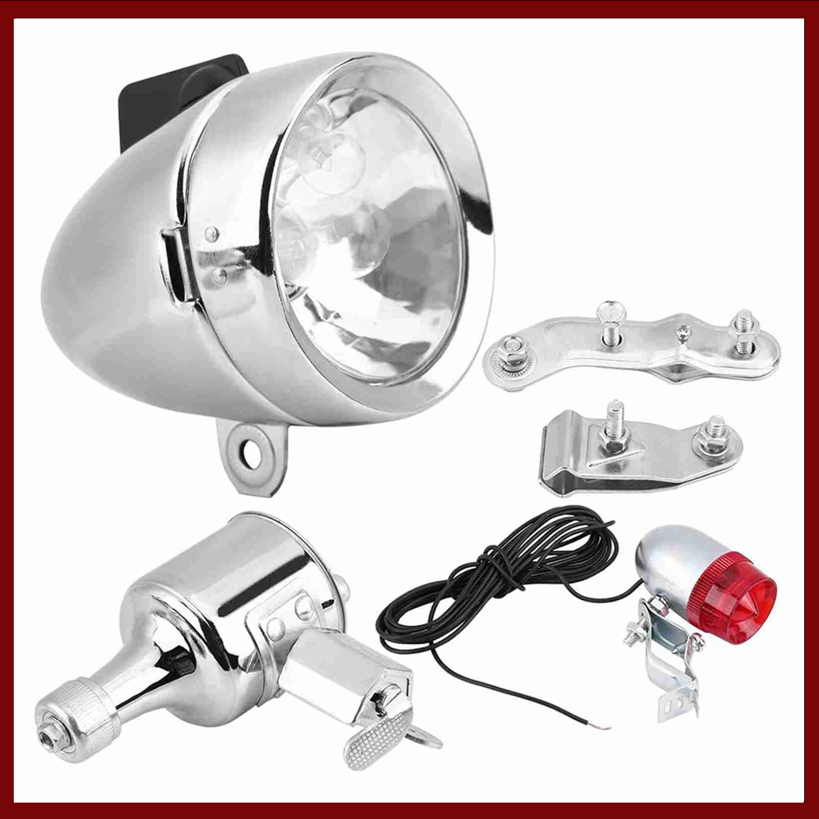 Kit de luz trasera de faro din - Bike Dynamo Light reseña y precio