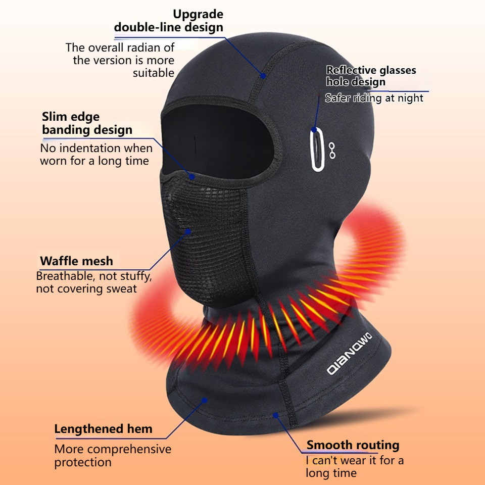 NOFOXO-mascarilla facial para  - Cycling Gear Winter reseña y precio