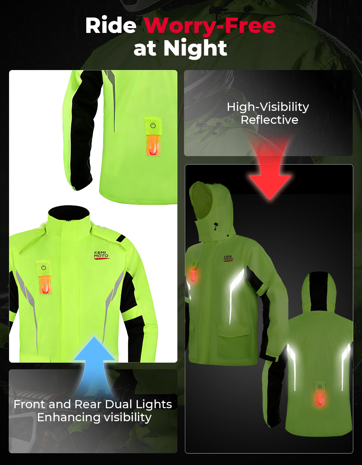 KEMIMOTO Conjunto de impermeab - Cycling Gear Waterproof reseña y precio