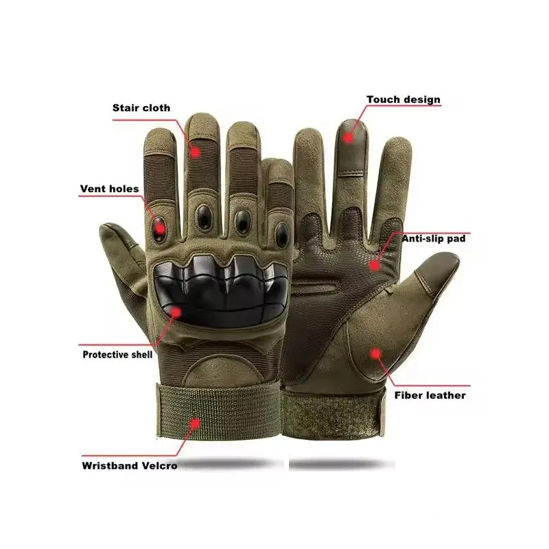 Guantes Tácticos para Motocicl - Cycling Gear Design reseña y precio