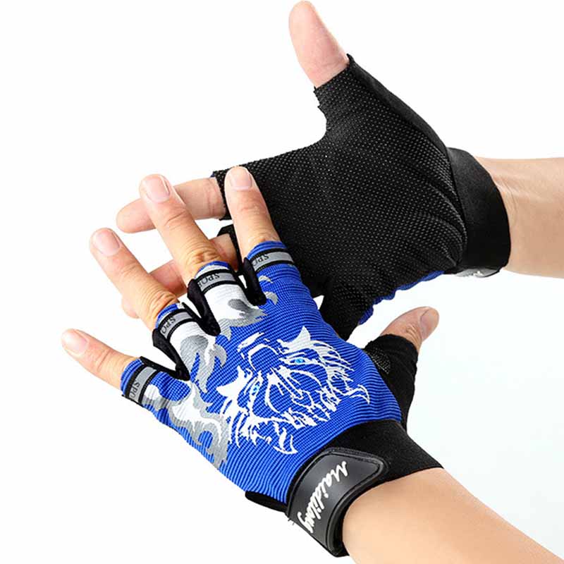 Guantes de medio dedo Unisex p - Cycling Gear Kids reseña y precio