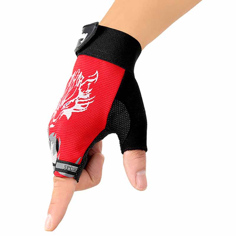 Guantes de medio dedo Unisex p - Cycling Gear Kids reseña y precio