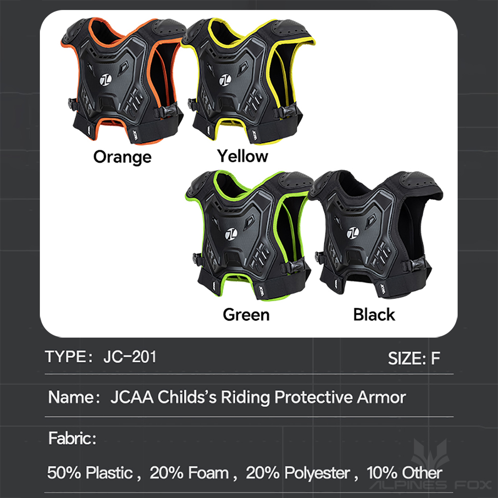 Armadura Protectora para Motoc - Cycling Gear Kids reseña y precio