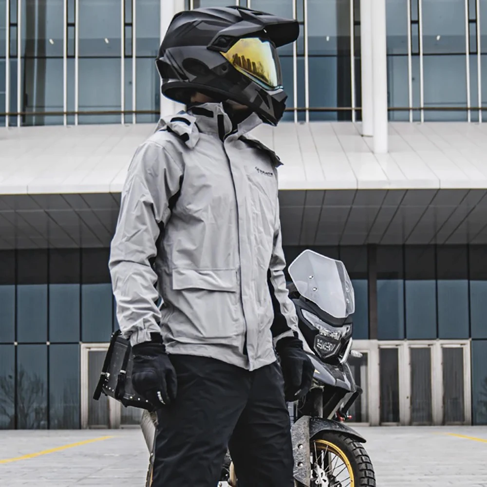 Chubasquero para motocicleta p - Cycling Gear Waterproof reseña y precio