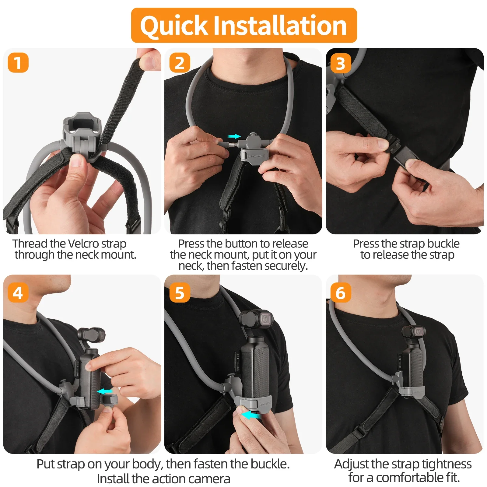 Soporte para cámara de cuello, - Cycling Gear Bundle reseña y precio